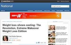 Weight loss shows casting: The Revolution, Extreme Makeover Weight Loss Edition
