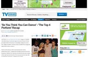 'So You Think You Can Dance' - 'The Top 4 Perform' Recap