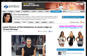 Latest Pictures of Kim Kardashian as Guest Judge on 'Project Runway'