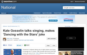 Kate Gosselin talks singing, makes 'Dancing with the Stars' joke