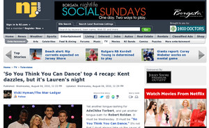 'So You Think You Can Dance' top 4 recap: Kent dazzles, but it's Lauren's night