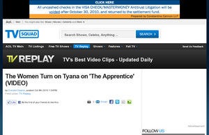 The Women Turn on Tyana on 'The Apprentice' (VIDEO)
