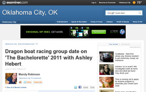 Dragon boat racing group date on 'The Bachelorette' 2011 with Ashley Hebert