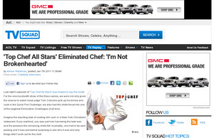 'Top Chef All Stars' Eliminated Chef: 'I'm Not Brokenhearted'
