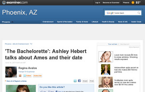 'The Bachelorette': Ashley Hebert talks about Ames and their date