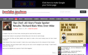 Top Chef: All-Stars Finale Spoiler Results: Richard Blais Wins Over Mike Isabella