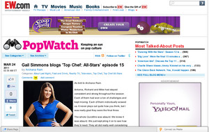 Gail Simmons blogs 'Top Chef: All-Stars' episode 15