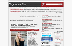 Brandy Kuentzel " The Apprentice " Interview With Vegetarian Star