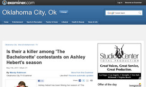 Is their a killer among 'The Bachelorette' contestants on Ashley Hebert's season