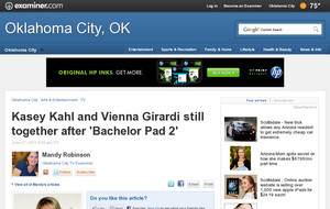 Kasey Kahl and Vienna Girardi still together after 'Bachelor Pad 2'