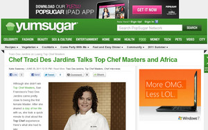 Chef Traci Des Jardins Talks Top Chef Masters and Africa