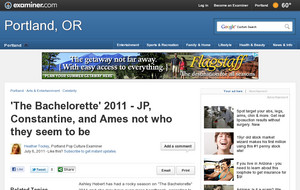 'The Bachelorette' 2011 - JP, Constantine, and Ames not who they seem to be