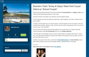 Bachelor Pad's Tenley &  Kiptyn Make Red Carpet Debut as "Actual  ...