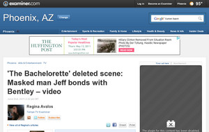 'The Bachelorette' deleted scene: Masked man Jeff bonds with Bentley - video