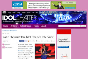 Katie Stevens: The Idol Chatter Interview