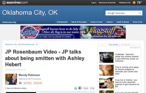 JP Rosenbaum Video - JP talks about being smitten with Ashley Hebert