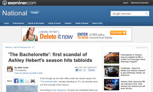 'The Bachelorette': first scandal of Ashley Hebert's season hits tabloids