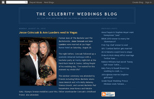 The Celebrity Weddings Blog:  Jesse Csincsak & Ann Lueders wed in Vegas