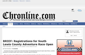 BRIEF: Registrations for South Lewis County Adventure Race Open