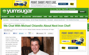 We Chat With Michael Chiarello About Next Iron Chef!
