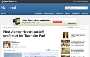 First Ashley Hebert castoff confirmed for 'Bachelor Pad'