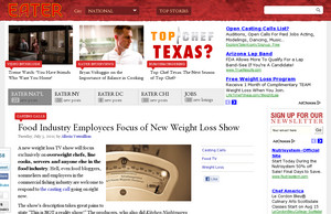 Food Industry Employees Focus of New Weight Loss Show