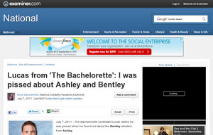 Lucas from 'The Bachelorette': I was pissed about Ashley and Bentley