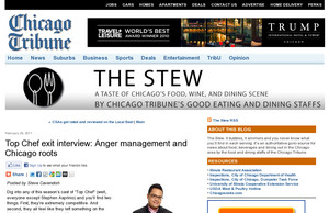 Top Chef exit interview: Anger management and Chicago roots
