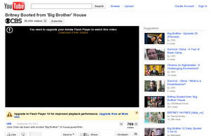 YouTube -  Britney Booted from ' Big Brother ' House
