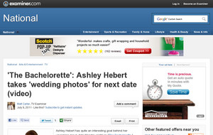 'The Bachelorette': Ashley Hebert takes 'wedding photos' for next date (video)