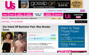 News -  Gia Voted Off  Bachelor Pad ; Wes Breaks Down - Movies, TV  ...