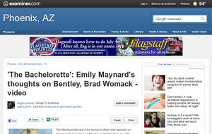 'The Bachelorette': Emily Maynard's thoughts on Bentley, Brad Womack - video