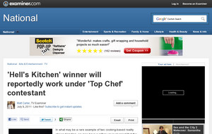 'Hell's Kitchen' winner will reportedly work under 'Top Chef' contestant