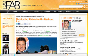 Nick Lachey Unloading His Bachelor Pad