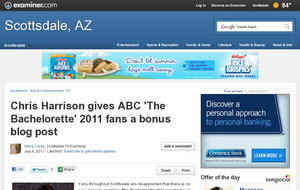 Chris Harrison gives ABC 'The Bachelorette' 2011 fans a bonus blog post
