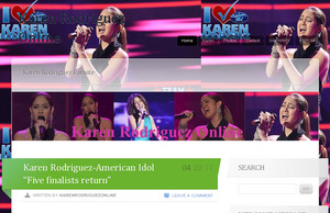 Karen Rodriguez - American Idol "Five finalists return" &#171;  Karen  ...