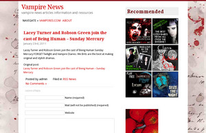 Vampire News &#187; Blog Archive &#187;  Lacey Turner and Robson Green join  ...