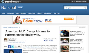 'American Idol': Casey Abrams to perform on the finale with... 
