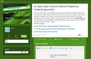 An Open Letter to  Dionne Warwick Regarding ' Celebrity Apprentice  ...