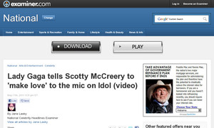 Lady Gaga tells Scotty McCreery to 'make love' to the mic on Idol (video)