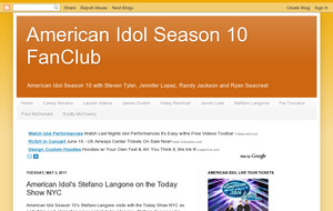 American Idol Season 10 FanClub:  American Idol's Stefano Langone  ...