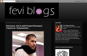 Fevi Blogs: Exclusive, Q & A with  Project Runway's Casanova  ...