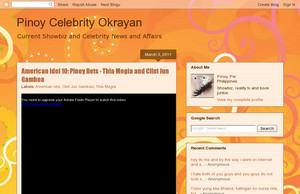 Pinoy Celebrity Okrayan:  American Idol 10: Pinoy Bets - Thia Megia  ...
