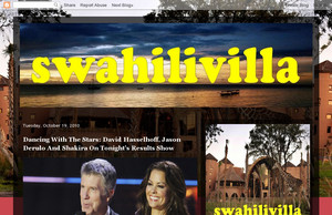 swahili villa:  Dancing With The Stars :  David Hasselhoff , Jason  ...