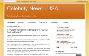 Celebrity News - USA: Is 'Twilight' Star Nikki Reed Dating 'Idol' Hopeful Paul McDonald?