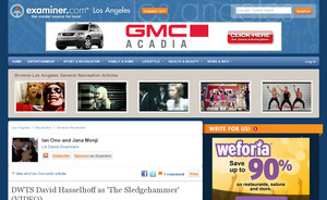 DWTS David Hasselhoff as 'The Sledgehammer' (VIDEO)