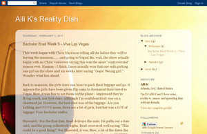 Alli K's Reality Dish: Bachelor Brad Week 5 - Viva Las Vegas