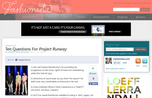 Ten Questions For Project Runway