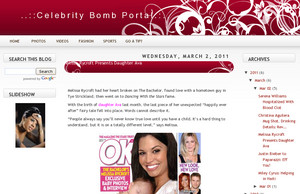 ..::Celebrity Bomb Portal::..:  Melissa Rycroft Presents Daughter Ava