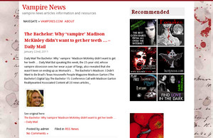 Vampire News &#187; Blog Archive &#187;  The Bachelor : Why 'vampire'  Madison  ...